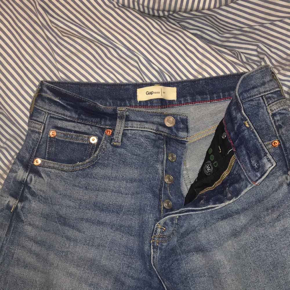 Gap High Waisted Straight Jeans